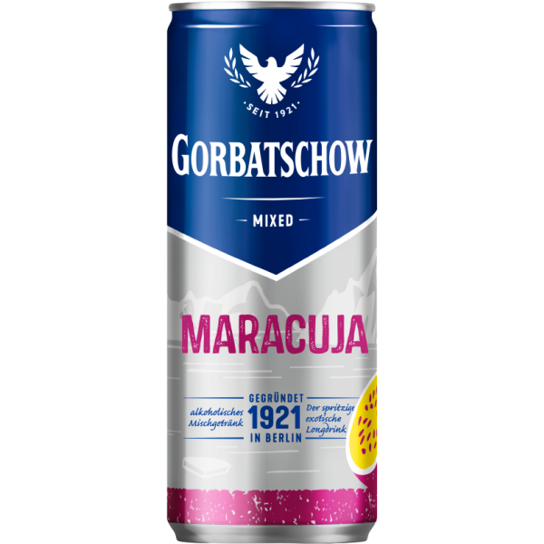 Gorbatschow Maracuja Vol Liter Dose