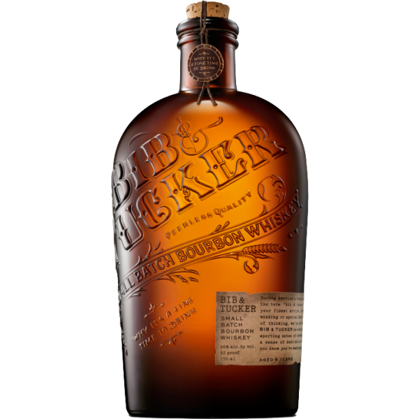 BIB &amp; TUCKER Small Batch Bourbon Whiskey 46% Vol., 0,7 Liter