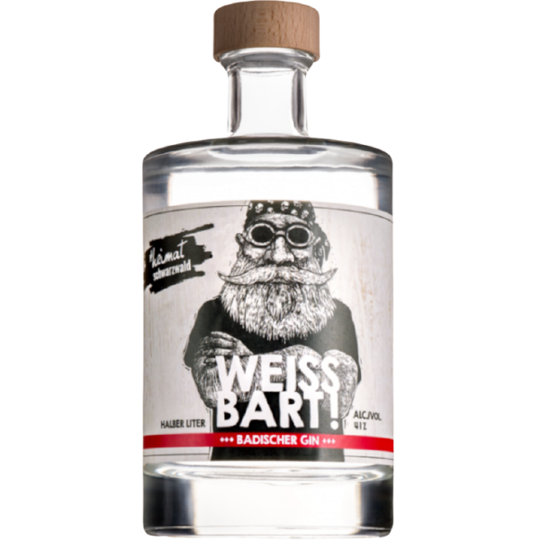 Weissbart! Gin 41,0% Vol., 0,5 Liter