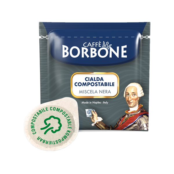 Caffe Borbone Miscela Nera/Schwarz ESE - 100 Kaffeepads