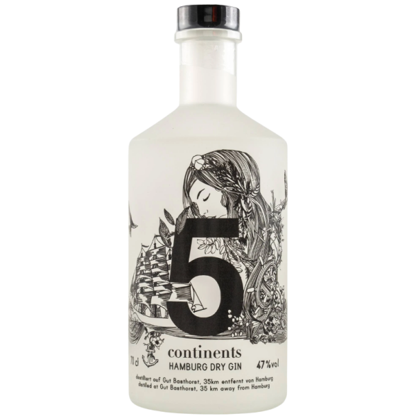 5 continents Dry 47,0% 29,75 0,7 € Gin Liter, Vol