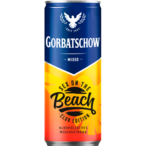 Gorbatschow Sex on the Beach 10,0% Vol., 0,33 Liter Dose
