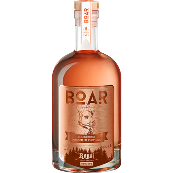 Boar Gin Royal Rubin 43,0% Vol., 0,5 Liter
