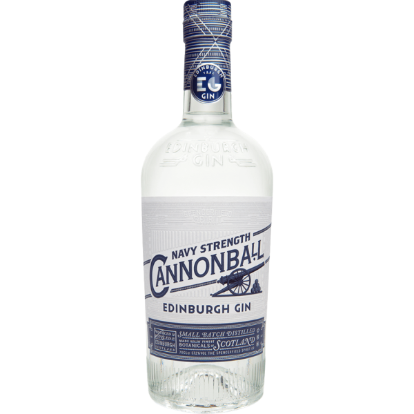 Edinburgh Gin Navy Strength Cannonball - 57,2% Vol., 0,7 Liter