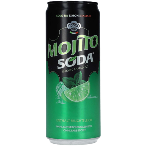 Mojitosoda alkoholfrei 0,0% Vol., 0,33 Liter Dose