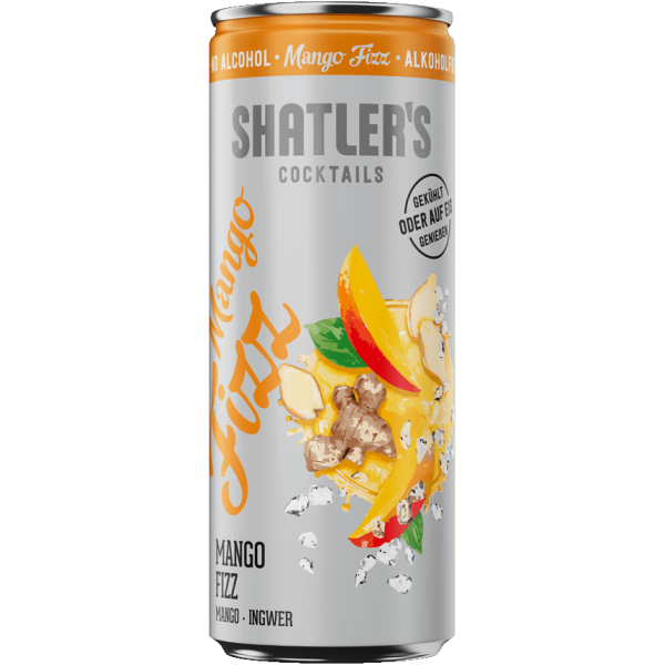 Shatlers Mango Fizz alkoholfrei 0,25 Liter Dose