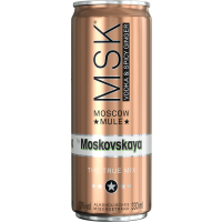 MSK by  Moskovskaya Moscow Mule Vodka &amp; Spicy Ginger 10,0% Vol., 0,33 Liter Dose