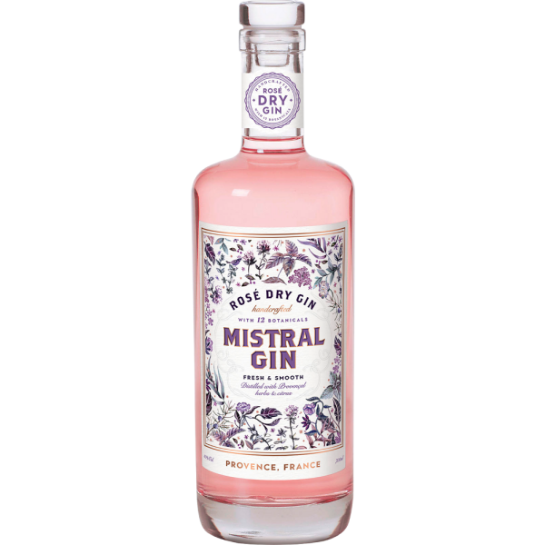 Mistral Gin Ros&eacute; Dry Gin 40,0% Vol., 0,5 Liter