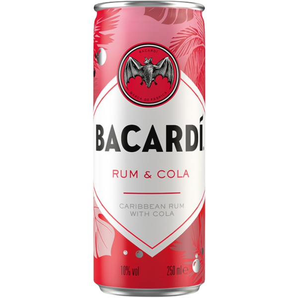 Bacardi &amp; Cola in Dose 10,0% Vol., 0,25 Liter