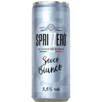 SpriZZero Secco Bianco italienischer Aperitif 0,25 Liter Dose