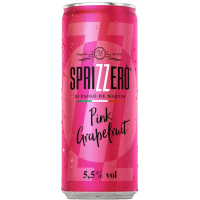 SpriZZero Secco Pink Grapefruit italienischer Aperitif 0,25 Liter Dose