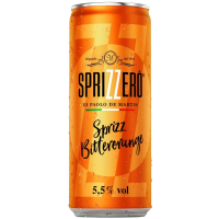 SpriZZero Sprizz Bitter Orange italienischer Aperitif 0,25 Liter Dose