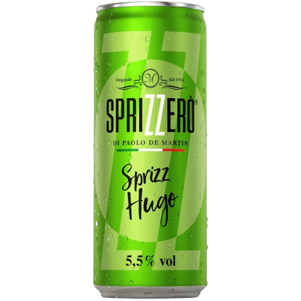 SpriZZero Sprizz Hugo italienischer Aperitif 0,25 Liter Dose