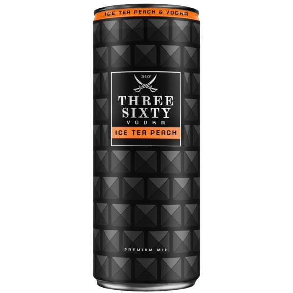 Three Sixty Vodka Ice Tea Peach Premix / 330ml