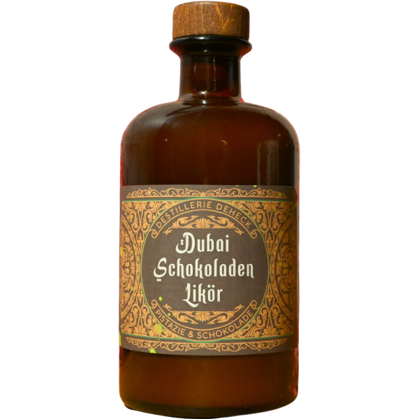 Dubai Schokoladen Lik&ouml;r Pistazie &amp; Schokolade 15,0% Vol., 0,5 Liter