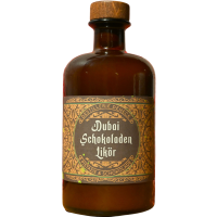 Dubai Schokoladen Lik&ouml;r Pistazie &amp; Schokolade 15,0% Vol., 0,5 Liter