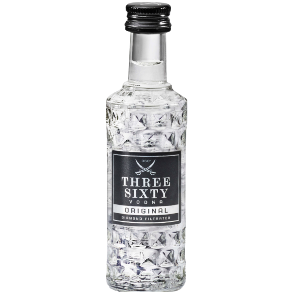 37,5% 1,2 Diamond Filtration 0,04 Liter Three Vol., Sixty Mini, Vodka