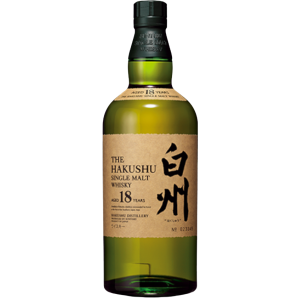 Suntory The Hakushu 18 Jahre Japanese Single Malt Whisky 43% Vol., 0,7 Liter